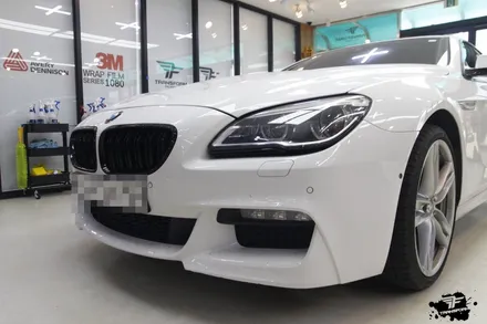 bmw 640d 브릴리언트 블루 매트 메탈릭 전체랩핑으로 시선강탈!! / 고양시 덕이동
