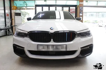 bmw g30 튜닝 m퍼포먼스 포인트 데칼로 드레스업! / 고양시 덕이동