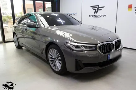 일산랩핑 bmw g30 튜닝 안개등+휀다 에이브리더 크롬 랩핑 시공 / 고양시 덕이동