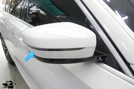 bmw g30 포인트 랩핑 m데칼로 매력 up! / 고양시 덕이동