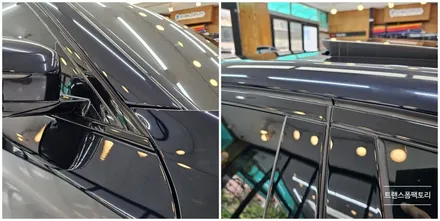 BMW 5시리즈 크롬딜리트 그릴교체서비스 일산 트랜스폼팩토리 / 고양시 덕이동