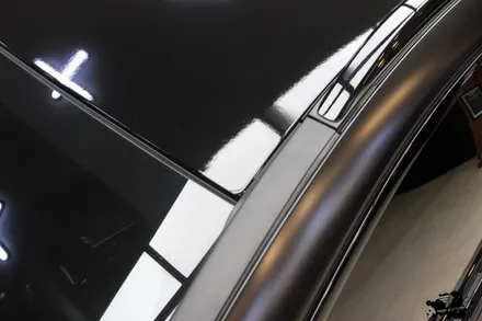 bmw x4 사틴블랙 전체랩핑 / 고양시 덕이동