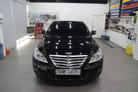 [TF] 제네시스 사틴 그레이 전체랩핑 시공 / 고양시 덕이동