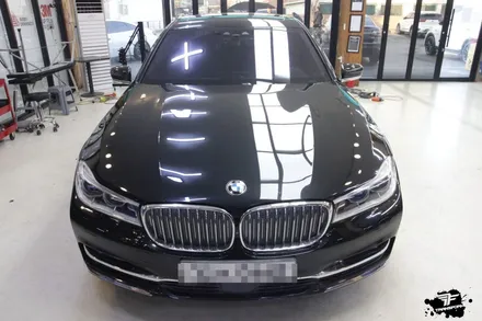 bmw 7시리즈 락그레이(나르도그레이) 전체랩핑 / 고양시 덕이동