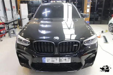 일산랩핑 bmw x3 무광카본 포인트 랩핑 시공했습니다 / 고양시 덕이동