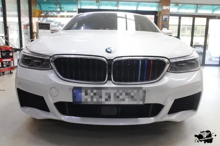 일산 랩핑 bmw 6gt 사틴화이트 전체랩핑 퀄리티 완벽 / 고양시 덕이동