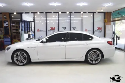 bmw 640d 브릴리언트 블루 매트 메탈릭 전체랩핑으로 시선강탈!! / 고양시 덕이동