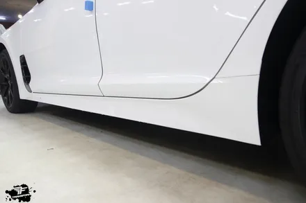 스팅어 전체랩핑 사틴 그레이 메탈릭 컬러로 고급스럽게 변신! / 고양시 덕이동