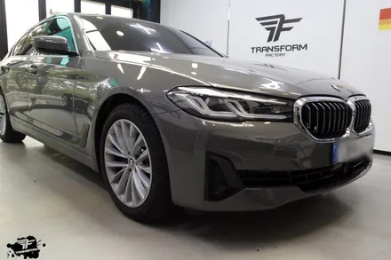일산랩핑 bmw g30 튜닝 안개등+휀다 에이브리더 크롬 랩핑 시공 / 고양시 덕이동