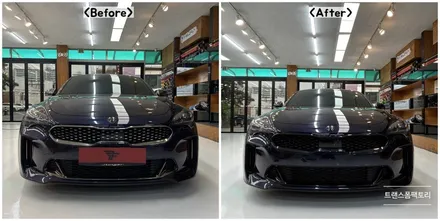 스팅어 크롬딜리트 잘하는곳 일산 랩핑 트랜스폼팩토리에서 / 고양시 덕이동