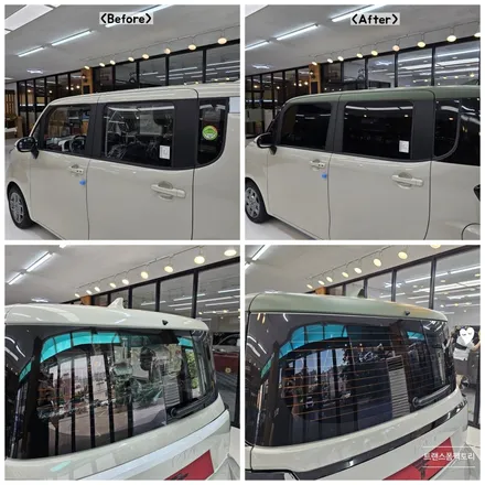 레이 신차패키지 썬팅 틴팅 블랙박스 락폴딩 랩핑까지 한번에! 일산 트랜스폼팩토리 / 고양시 덕이동