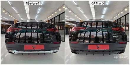 벤츠 GLE400d 쿠페 크롬죽이기 일산랩핑 트랜스폼팩토리에서 했어요 / 고양시 덕이동