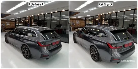 BMW G21 블랙락그레이 개성있는 크롬죽이기 일산랩핑 트랜스폼팩토리에서 했어요 / 고양시 덕이동
