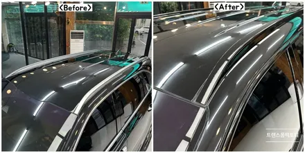 쏘렌토 MQ4 크롬죽이기 잘하는곳 일산랩핑 트랜스폼팩토리에서 했어요 / 고양시 덕이동