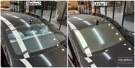 G70 신차패키지 썬팅 크롬죽이기 블박 PPF 일산 트랜스폼팩토리에서 한번에! / 고양시 덕이동
