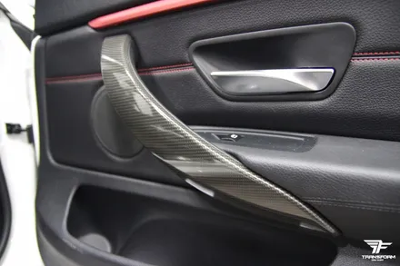 [TF] BMW 실내 센터페시아 유광카본 랩핑 시공 리뷰 / 고양시 덕이동