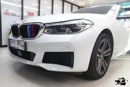 일산 랩핑 bmw 6gt 사틴화이트 전체랩핑 퀄리티 완벽 / 고양시 덕이동