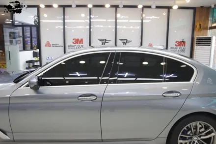 bmw g30 윈도우 크롬 랩핑 드레스업 효과는? / 고양시 덕이동