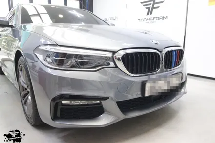 일산랩핑 전문 bmw g30 루프스킨+그릴 크롬 랩핑 시공 / 고양시 덕이동