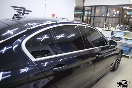 bmw 520i 크롬죽이기 시공 / 고양시 덕이동