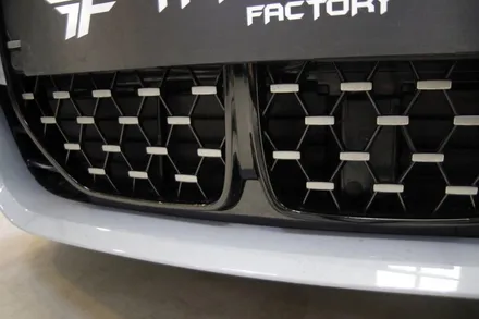 bmw 4시리즈 그란쿠페 그릴 크롬 랩핑(크롬딜리트) 시공 / 고양시 덕이동