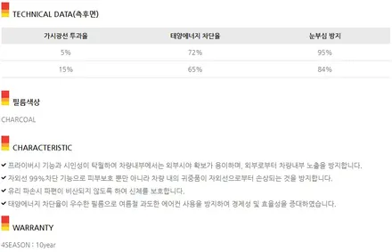 틴트어카 포시즌 콜로라도 썬팅 시공 리뷰 / 고양시 덕이동