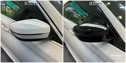BMW G30 크롬죽이기 루프스킨 추천! 일산랩핑 트랜스폼팩토리 / 고양시 덕이동