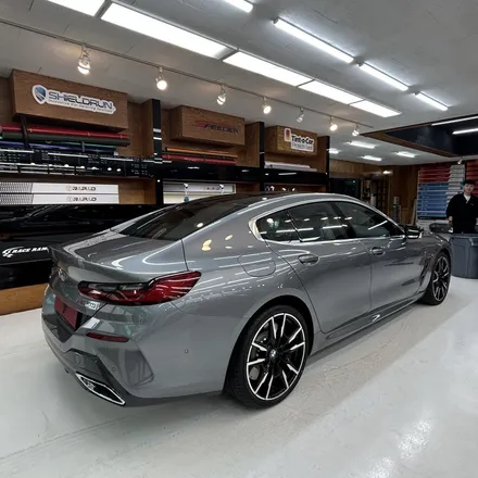 bmw 850i 창문+사이드미러 크롬죽이기 / 일산 파주랩핑 트랜스폼팩토리 / 고양시 덕이동