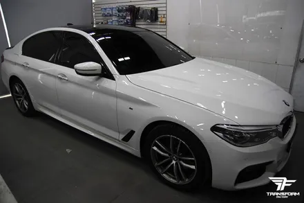 [TF] 일산/수원 BMW 5시리즈 G30 그릴+사이드미러커버+M퍼포먼스 포인트 랩핑 시공리뷰~! / 고양시 덕이동