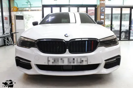bmw g30 안개등 포인트 랩핑(m퍼포먼스) / 고양시 덕이동