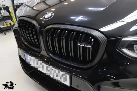 일산랩핑 bmw x3 무광카본 포인트 랩핑 시공했습니다 / 고양시 덕이동