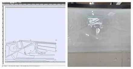 BMW G30 창문크롬죽이기 실내PPF 디지털컷팅 일산 트랜스폼팩토리 / 고양시 덕이동