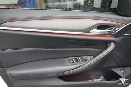 [TF] BMW G30 루프스킨+사이드미러+실내카본랩핑 시공 / 고양시 덕이동