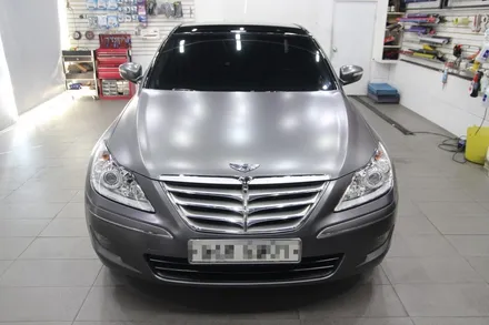 [TF] 제네시스 사틴 그레이 전체랩핑 시공 / 고양시 덕이동