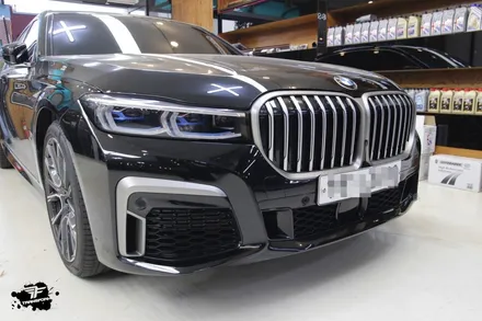 bmw 7시리즈 크롬죽이기 부분랩핑으로 드레스업! / 고양시 덕이동