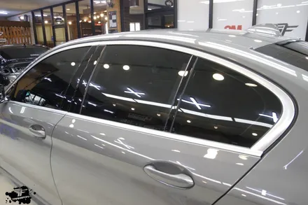 bmw 5시리즈 크롬죽이기 시공 by 일산랩핑 전문 트랜스폼팩토리 / 고양시 덕이동