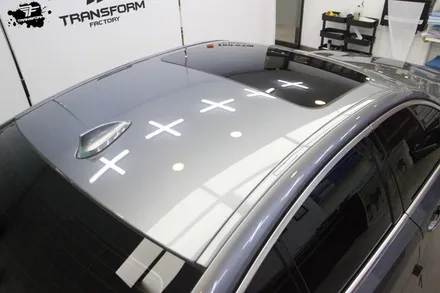 일산랩핑 전문 bmw g30 루프스킨+그릴 크롬 랩핑 시공 / 고양시 덕이동