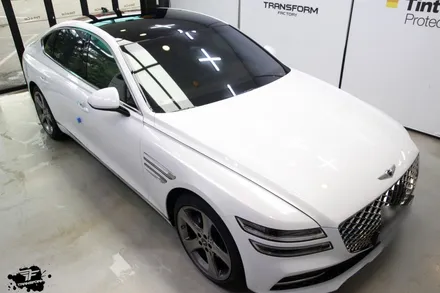 일산 신형 제네시스 g80 에이버리 블랙ppf 루프스킨 시공 / 고양시 덕이동