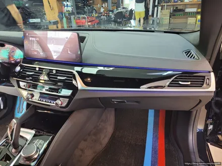 bmw g30 실내 랩핑 (3m/매트릭스 블랙) / 고양시 덕이동