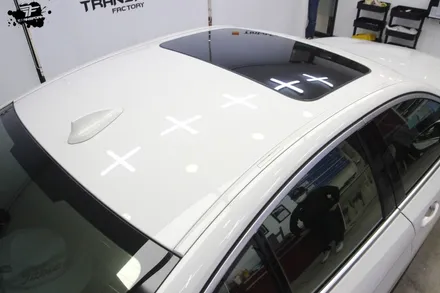 bmw g30 블랙ppf 루프스킨! 발수효과까지! / 고양시 덕이동