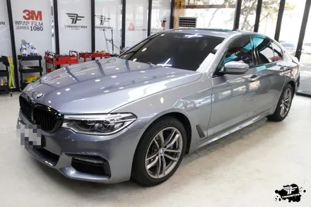 bmw g30 윈도우 크롬 랩핑 드레스업 효과는? / 고양시 덕이동
