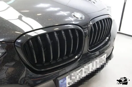 일산 랩핑 bmw x3 그릴 크롬랩핑 시공 리뷰 / 고양시 덕이동