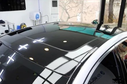 bmw g30 루프+루프몰딩 랩핑 / 고양시 덕이동