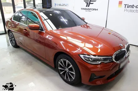 bmw 320d 블랙ppf 루프스킨 시공(일산랩핑 트랜스폼팩토리) / 고양시 덕이동