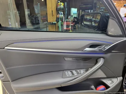 bmw g30 실내 랩핑 (3m/매트릭스 블랙) / 고양시 덕이동