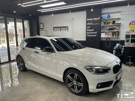 부천 소사 BMW 1시리즈 썬팅재시공 글라스틴트 로데+파인뷰LX5000POWER 블랙박스 장착 / 부천 소사구 괴안동