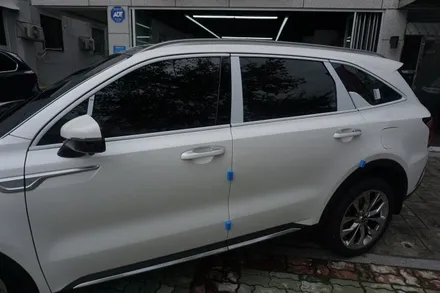 강동구 썬팅 전문시공점 틴플! 신형쏘렌토MQ4 가성비 좋은 만도레이노 썬팅시공. / 서울 중랑구 망우동