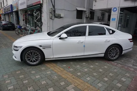 강동구 썬팅 전문점 틴플에서 제네시스G80 차량 신차패키지 썬팅 블랙박스 시공 / 서울 중랑구 망우동
