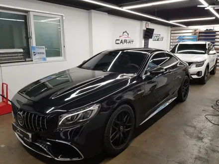 중랑구 벤츠 썬팅 재시공 벤츠S63AMG 쿠페 존슨썬팅 드레스업 완료 틴플 카핏 강북점 / 서울 중랑구 망우동