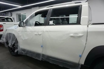 레인보우 V70 썬팅과 쌍용 렉스턴 스포츠 칸이 만나면?? / 서울 중랑구 망우동